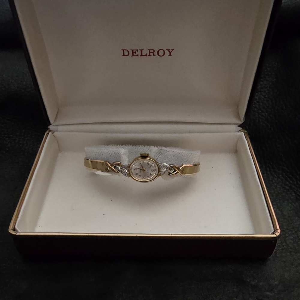 Vintage Women's Gold and Silver Watch